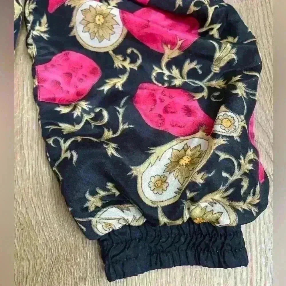 Vintage 80s 90s Mira Max Floral Women’s Windbreaker Jacket Full Zip Size M/L - Picture 8 of 11